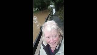 Rufford ford in flood after heavy rain fall [upl. by Anyalram]