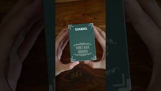 Casio A158WA Classic Vintage watch unboxing [upl. by Eecal]