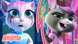 Little Miss Perfect BATTLE 😇🎵 Talking Angela Song Playlist [upl. by Elora98]