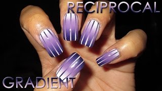 Reciprocal Gradient  DIY Nail Art Tutorial [upl. by Brady]