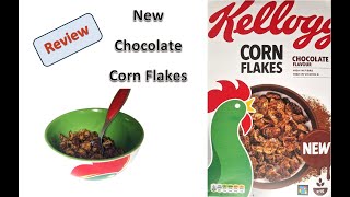 New Chocolate Kelloggs Corn Flakes Review amp Cereal Adverts 2024 [upl. by Eniliuqcaj]