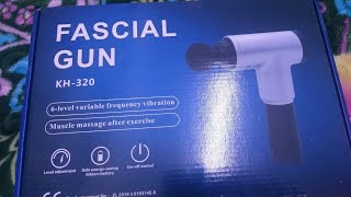 Unboxing Fascial Gun Myofacial Therapy Device [upl. by Arvid662]