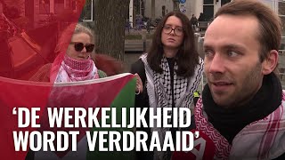 ProPalestijnse activisten demonstreren voor Stopera [upl. by Ladnyk]