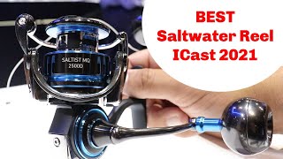 Best Saltwater Spinning Reel At ICast Revealed Daiwa Saltist MQ [upl. by Goldner138]