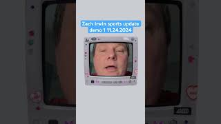 Zach Irwin sports update demo 1 11242024 UGA Falcons Chargers TulsaFootball [upl. by Aelram]