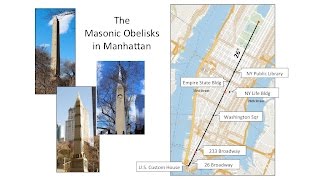 Manhattan Masonic obelisks explained [upl. by Rebmaed353]