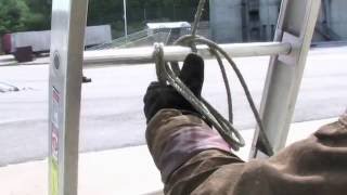 MFA Extension Ladder Halyard Tying Technique [upl. by Rihaz]