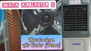 Demo  How to Clean Air Cooler Testing of Water Pump  IWATA AIRBLASTER X [upl. by Raynard525]