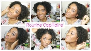 MA ROUTINE CAPILLAIRE 2015 cheveux crépus frisés [upl. by Fontana790]