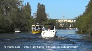 Mit dem Motorboot durch Potsdam auf der Havel [upl. by Orms]