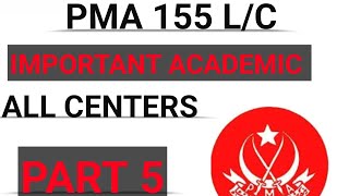 How to solve academic portion of PMAimportant academic portion PMA 155 LC [upl. by Seni216]