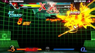 UMvC3 coL Filipino Champ vs 1ATK LXG Infrit  FT 10 Exhibition  Curleh Mustache West vol 2 [upl. by Gurevich296]