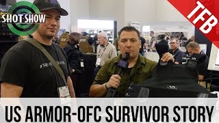 SHOT Show 2019 US Armor  SAVES A LIFE  Vests Saves Lives [upl. by Jenne120]