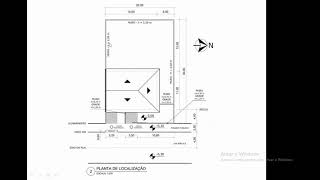 Planta de Situação LocalizaçãoCobertura [upl. by Berger564]