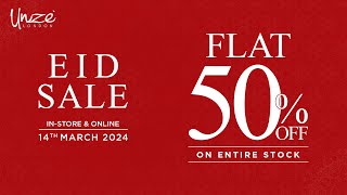 Mega Eid Sale Flat 50 Off On Everything  Starting From 14th March [upl. by Sitoiganap]