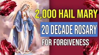 2000 Hail Mary Rosary For Forgiveness [upl. by Nivak]