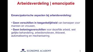 Economie Academy voor Vmbo GLTL  uitleg over de invloed van emancipatie en migratie [upl. by Eidderf]