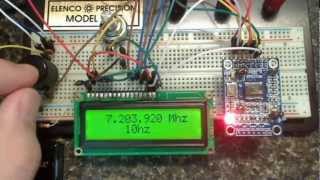 7mhz DDS VFO using AD9850 and Arduino Uno R3 [upl. by Blackman]