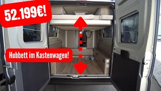 Nur 52199 € Mega KASTENWAGEN MIT HUBBETT Wohnmobil Pössl Roadcruiser Evolution 2023 64m [upl. by Katonah]