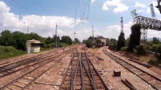 Train cab ride Bulgaria Sofia  Burgas via Plovdiv [upl. by Htebazil167]