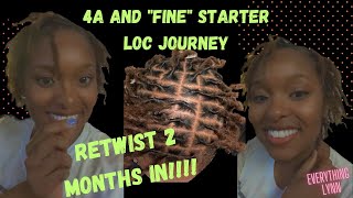 2 MONTHS RETWIST HAIR MATTING BUNCHING WHAT I’M LEARNING AND UNLEARNING [upl. by Ocirled]