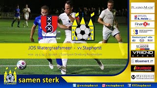 JOS Watergraafsmeer  vv Staphorst [upl. by Llertram963]