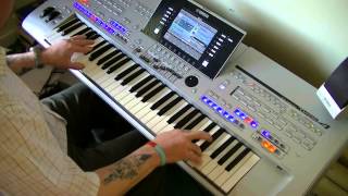 Stevie Wonder Superstition Yamaha Tyros [upl. by Betta]