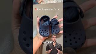 Porque o crocs encolhe 🤔 [upl. by Ullman]