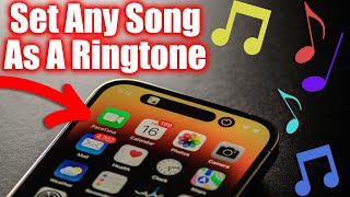 How to Set Any Song as iPhone Ringtone Free and No Computer [upl. by Ano378]