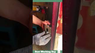 Best working day 643 Fingerprint door lock installation process [upl. by Alemrac491]