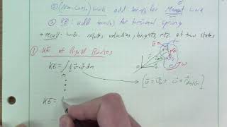 Lec28  Rigid Body Planar Kinetics Theory WorkEnergy [upl. by Lebazej493]