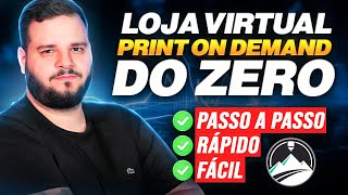 Como Criar Loja Virtual de Print On Demand na Montink [upl. by Troyes]