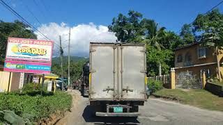 Driving from Toll Gate to Porus  Jamaica [upl. by Bucher413]