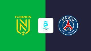 Nantes v Paris Saint Germain  Womens Arkema Première Ligue  Live 12102024 [upl. by Melinde928]