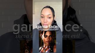 game face sheva alomar resident evil 🎮💄 gaming makeup residentevil [upl. by Fenn]