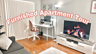 MY CANADIAN 🇨🇦 FURNISHED APARTMENT TOURDOWNTOWN LONDON ONTARIOVLOG 24 [upl. by Kristi707]