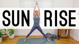 Sunrise Yoga  15Minute Morning Yoga Practice [upl. by Nodlehs]