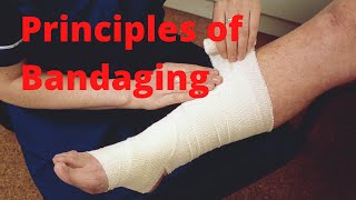 Principles of bandaging steps by steps By PC nursing procedure [upl. by Imac22]