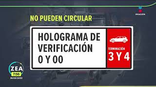 Activan doble Hoy No Circula por contingencia ambiental en el Valle de México  Francisco Zea [upl. by Yalonda]