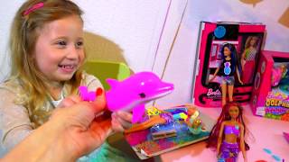 Rodjendanski POKLONI Barbi i Carobni Delfin  Otpakivanje igracaka Barbie Magic Dolphin Unboxing [upl. by Nibur]