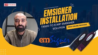 emsigner Installation Process  emsigner not working  failed to start emsigner service [upl. by Arodaeht]