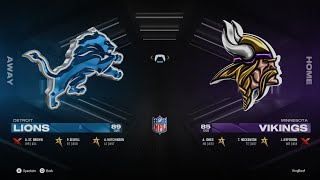 Detroit Lions at Minnesota Vikings [upl. by Alur]