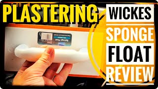 PLASTERING FOR BEGINNERS Wickes sponge float review how to plaster and don’t use cheap buckets [upl. by Nosreffej]