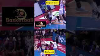 Flagrant foul 1 vs Technical Foul [upl. by Earle]