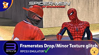 RPCS3 v003016091  SpiderMan Web of Shadows PlayableVulkan [upl. by Nosauq]