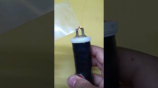 Plasma lighter effect on plastic [upl. by Naellij433]