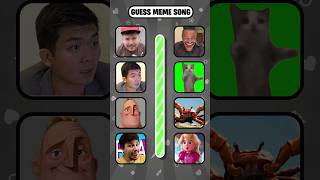 GUESS MEME SONG Kid MrBeast Princess Peach Fake MrBeast Happy Cat funny meme memesong quiz [upl. by Carce444]