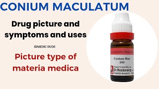 Conium maculatum Homoeopathic Medicine Symptoms and uses [upl. by Eellah]