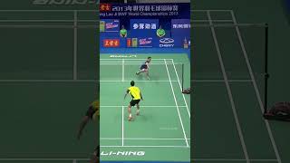 Most intense rally between Lee Chong Wei and Du Peng Yu shorts badminton leechongwei [upl. by Rae]