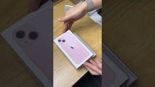 iPhone 13 Pink Gift Box ImmersivePackage shorts [upl. by Jansen64]